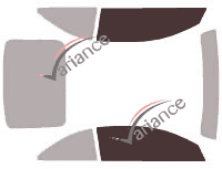 Gabarit vitrage - kit vitres avant - Pontiac G6 (1) Convertible Cabriolet 2 portes (2006 - 2011)