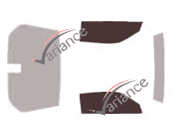 Glazing template - front window kit - Chevrolet Camaro (3) Coupe 2 doors (1990 - 1992) Glazing template - front window kit - Chevrolet Camaro (3) Coupe 2 doors (1990 - 1992)