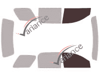 Plantilla de acristalamiento - kit de ventana delantera - Saturn Outlook 5 puertas (2007 - 2011) Plantilla de acristalamiento - kit de ventana delantera - Saturn Outlook 5 puertas (2007 - 2011)
