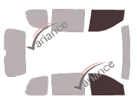 Glazing template - front window kit - Kia Carnival (3) 5 doors (2006 - 2016) Glazing template - front window kit - Kia Carnival (3) 5 doors (2006 - 2016)
