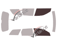 Glazing template - front window kit - Audi A4 (2) Avant Break 5 doors (2002 - 2008) Glazing template - front window kit - Audi A4 (2) Avant Break 5 doors (2002 - 2008)