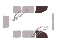 Glazing template - front window kit - Opel Combo (B) Tour 5 doors (2001 - 2011) Glazing template - front window kit - Opel Combo (B) Tour 5 doors (2001 - 2011)