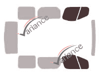 Gabarit vitrage - kit vitres avant - Renault Trafic (2) Court 4 portes (2002 - 2015) Gabarit vitrage - kit vitres avant - Renault Trafic (2) Court 4 portes (2002 - 2015)