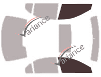 Glazing template - front window kit - Honda Legend (4) Berline 4 doors (2004 - 2013) Glazing template - front window kit - Honda Legend (4) Berline 4 doors (2004 - 2013)