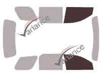 Glazing template - front window kit - Gmc Acadia (1) 5 doors (2006 - 2016) Glazing template - front window kit - Gmc Acadia (1) 5 doors (2006 - 2016)