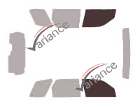 Glazing template - front window kit - Mazda Tribute 5 doors (2007 - 2011) Glazing template - front window kit - Mazda Tribute 5 doors (2007 - 2011)