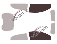 Glazing template - front window kit - Volvo C30 Coupe 3 doors (2006 - 2013) Glazing template - front window kit - Volvo C30 Coupe 3 doors (2006 - 2013)