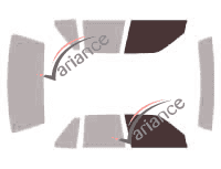 Glazing template - front window kit - Chevrolet Cavalier (2) Berline 4 doors (1988 - 1994) Glazing template - front window kit - Chevrolet Cavalier (2) Berline 4 doors (1988 - 1994)