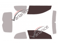 Glazing template - front window kit - Hyundai Accent (3) 3 doors (2006 - 2011) Glazing template - front window kit - Hyundai Accent (3) 3 doors (2006 - 2011)