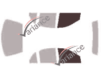 Glazing template - front window kit - Chevrolet Cavalier (3) Berline 4 doors (1995 - 2005) Glazing template - front window kit - Chevrolet Cavalier (3) Berline 4 doors (1995 - 2005)