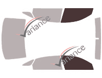Glazing template - front window kit - Audi A8 (2) Longue Berline 4 doors (2004 - 2010) Glazing template - front window kit - Audi A8 (2) Longue Berline 4 doors (2004 - 2010)