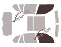 Gabarit vitrage - kit vitres avant - Bmw X5 (2) 5 portes (2006 - 2013) Gabarit vitrage - kit vitres avant - Bmw X5 (2) 5 portes (2006 - 2013)