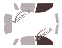 Glazing template - front window kit - Daihatsu Terios (2) 5 doors (2006 - 2017) Glazing template - front window kit - Daihatsu Terios (2) 5 doors (2006 - 2017)