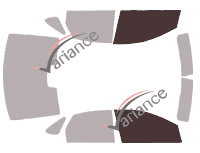 Glazing template - front window kit - Ford Focus (2) Berline 4 doors (2004 - 2011) Glazing template - front window kit - Ford Focus (2) Berline 4 doors (2004 - 2011)