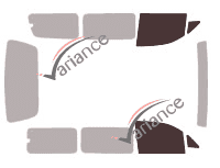 Glazing template - front window kit - Hyundai Satellite (1) Court 5 doors (1997 - 2007) Glazing template - front window kit - Hyundai Satellite (1) Court 5 doors (1997 - 2007)