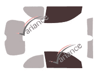 Glazing template - front window kit - Nissan Micra (3) 3 doors (2002 - 2010) Glazing template - front window kit - Nissan Micra (3) 3 doors (2002 - 2010)