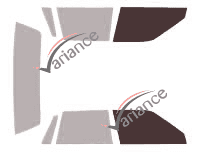 Glazing template - front window kit - Chevrolet Celebrity Berline 4 doors (1981 - 1990) Glazing template - front window kit - Chevrolet Celebrity Berline 4 doors (1981 - 1990)