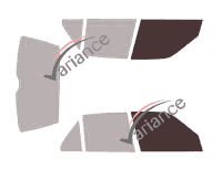 Glazing template - front window kit - Citroën Saxo 5 doors (1996 - 2003) Glazing template - front window kit - Citroën Saxo 5 doors (1996 - 2003)