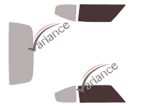 Glazing template - front window kit - Chevrolet Chevelle Coupé 2 doors (1969 - 1977) Glazing template - front window kit - Chevrolet Chevelle Coupé 2 doors (1969 - 1977)
