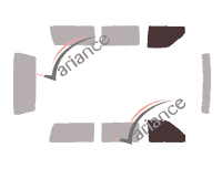 Glazing template - front window kit - Chrysler Grand Voyager (2) 5 doors (1990 - 1996) Glazing template - front window kit - Chrysler Grand Voyager (2) 5 doors (1990 - 1996)