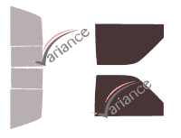 Mascherina per vetri - kit vetri anteriori - Chevrolet Cheyenne Pick-up 2 porte (1988 - 1998)