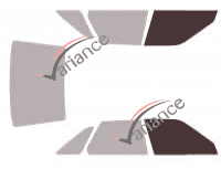 Plantilla de acristalamiento - kit de ventana delantera - Renault R 21 (1) 5 puertas (1986 - 1995) Plantilla de acristalamiento - kit de ventana delantera - Renault R 21 (1) 5 puertas (1986 - 1995)