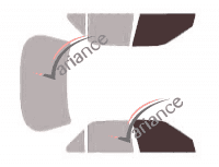 Glazing template - front window kit - Peugeot 605 Berline 4 doors (1989 - 2000) Glazing template - front window kit - Peugeot 605 Berline 4 doors (1989 - 2000)