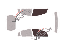 Glazing template - front window kit - Fiat Bravo 5 doors (2007 - 2014) Glazing template - front window kit - Fiat Bravo 5 doors (2007 - 2014)