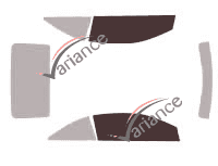 Glazing template - front window kit - Ford Focus (2) CC 2 doors (2004 - 2011) Glazing template - front window kit - Ford Focus (2) CC 2 doors (2004 - 2011)