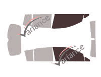 Glazing template - front window kit - Nissan Tiida 5 doors (2004 - 2015) Glazing template - front window kit - Nissan Tiida 5 doors (2004 - 2015)