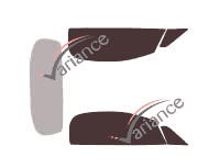 Glazing template - front window kit - Aston Martin Vantage (1) Roadster Cabriolet 2 doors (2005 - 2018) Glazing template - front window kit - Aston Martin Vantage (1) Roadster Cabriolet 2 doors (2005 - 2018)