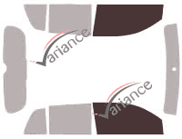 Plantilla de acristalamiento - kit luna delantera - Scion xD 5 puertas (2007 - 2014)