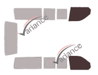 Gabarit vitrage - kit vitres avant - Volkswagen Transporter T5 (5) Long 4 portes (2003 - 2015) Gabarit vitrage - kit vitres avant - Volkswagen Transporter T5 (5) Long 4 portes (2003 - 2015)