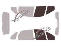 Glazing template - front window kit - Renault Scenic (1) RX4 5 doors (1996 - 2003) Glazing template - front window kit - Renault Scenic (1) RX4 5 doors (1996 - 2003)