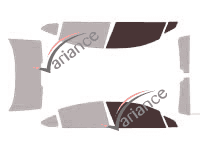 Glazing template - front window kit - Citroën C5 (2) Berline 4 doors (2008 - 2018) Glazing template - front window kit - Citroën C5 (2) Berline 4 doors (2008 - 2018)
