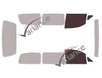 Glazing template - front window kit - Hyundai Satellite (1) Court 5 doors (1997 - 2007) Glazing template - front window kit - Hyundai Satellite (1) Court 5 doors (1997 - 2007)