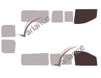 Glazing template - front window kit - Toyota ProAce (1) Long 6 doors (2012 - 2016) Glazing template - front window kit - Toyota ProAce (1) Long 6 doors (2012 - 2016)