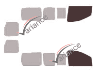 Glazing template - front window kit - Fiat Scudo (2) Court 6 doors (2007 - 2017) Glazing template - front window kit - Fiat Scudo (2) Court 6 doors (2007 - 2017)