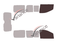 Glazing template - front window kit - Fiat Scudo (2) Court 5 doors (2007 - 2017) Glazing template - front window kit - Fiat Scudo (2) Court 5 doors (2007 - 2017)