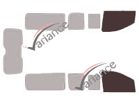 Glazing template - front window kit - Fiat Scudo (2) Long 4 doors (2007 - 2017) Glazing template - front window kit - Fiat Scudo (2) Long 4 doors (2007 - 2017)