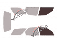 Plantilla de acristalamiento - kit de ventana delantera - Citroën ZX (1) Break 5 puertas (1993 - 1998) Plantilla de acristalamiento - kit de ventana delantera - Citroën ZX (1) Break 5 puertas (1993 - 1998)