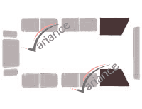 Gabarit vitrage - kit vitres avant - Land Rover Defender (1) Pick-up 3 portes (1983 - 2017) Gabarit vitrage - kit vitres avant - Land Rover Defender (1) Pick-up 3 portes (1983 - 2017)