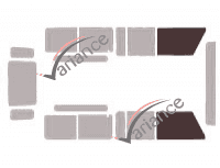 Plantilla de acristalamiento - kit de ventana delantera - Land Rover Defender (2) 5 puertas (2002 - 2017) Plantilla de acristalamiento - kit de ventana delantera - Land Rover Defender (2) 5 puertas (2002 - 2017)
