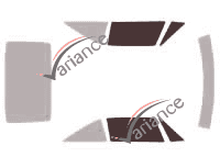 Plantilla de acristalamiento - kit de ventanilla delantera - Chevrolet Impala (4) 2 puertas (1965 - 1970) Plantilla de acristalamiento - kit de ventanilla delantera - Chevrolet Impala (4) 2 puertas (1965 - 1970)