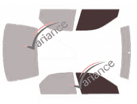 Glazing template - front window kit - Honda Civic (5) Berline 4 doors (1992 - 1995) Glazing template - front window kit - Honda Civic (5) Berline 4 doors (1992 - 1995)