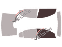 Glazing template - front window kit - Pontiac G8 Berline 5 doors (2008 - 2011) Glazing template - front window kit - Pontiac G8 Berline 5 doors (2008 - 2011)