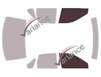 Glazing template - front window kit - Chevrolet Impala (7) Berline 4 doors (1994 - 1997) Glazing template - front window kit - Chevrolet Impala (7) Berline 4 doors (1994 - 1997)