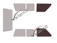 Glazing template - front window kit - Nissan Patrol Vitres Coulissantes 3 doors (1980 - 1997) Glazing template - front window kit - Nissan Patrol Vitres Coulissantes 3 doors (1980 - 1997)