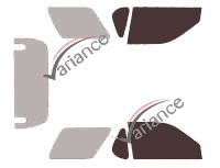 Glazing template - front window kit - Opel Frontera (B) 3 doors (1998 - 2005) Glazing template - front window kit - Opel Frontera (B) 3 doors (1998 - 2005)