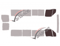 Glazing template - front window kit - Opel Movano (1) Long 5 doors (1997 - 2009) Glazing template - front window kit - Opel Movano (1) Long 5 doors (1997 - 2009)